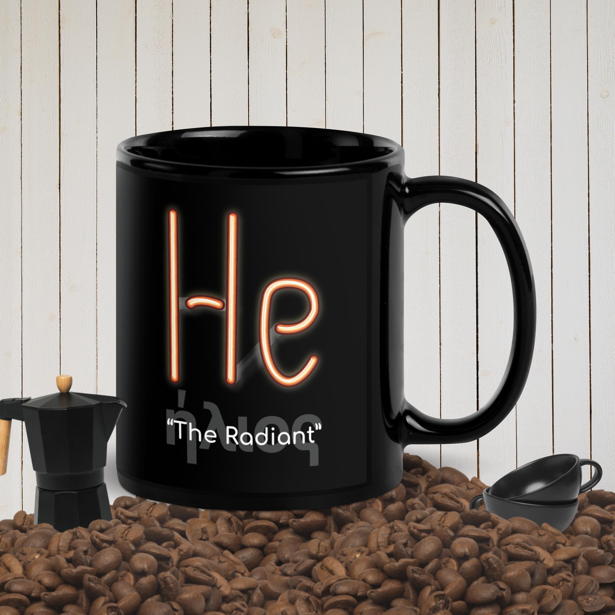 Helium The Radiant Black Glossy Mug Store Taming Lightning