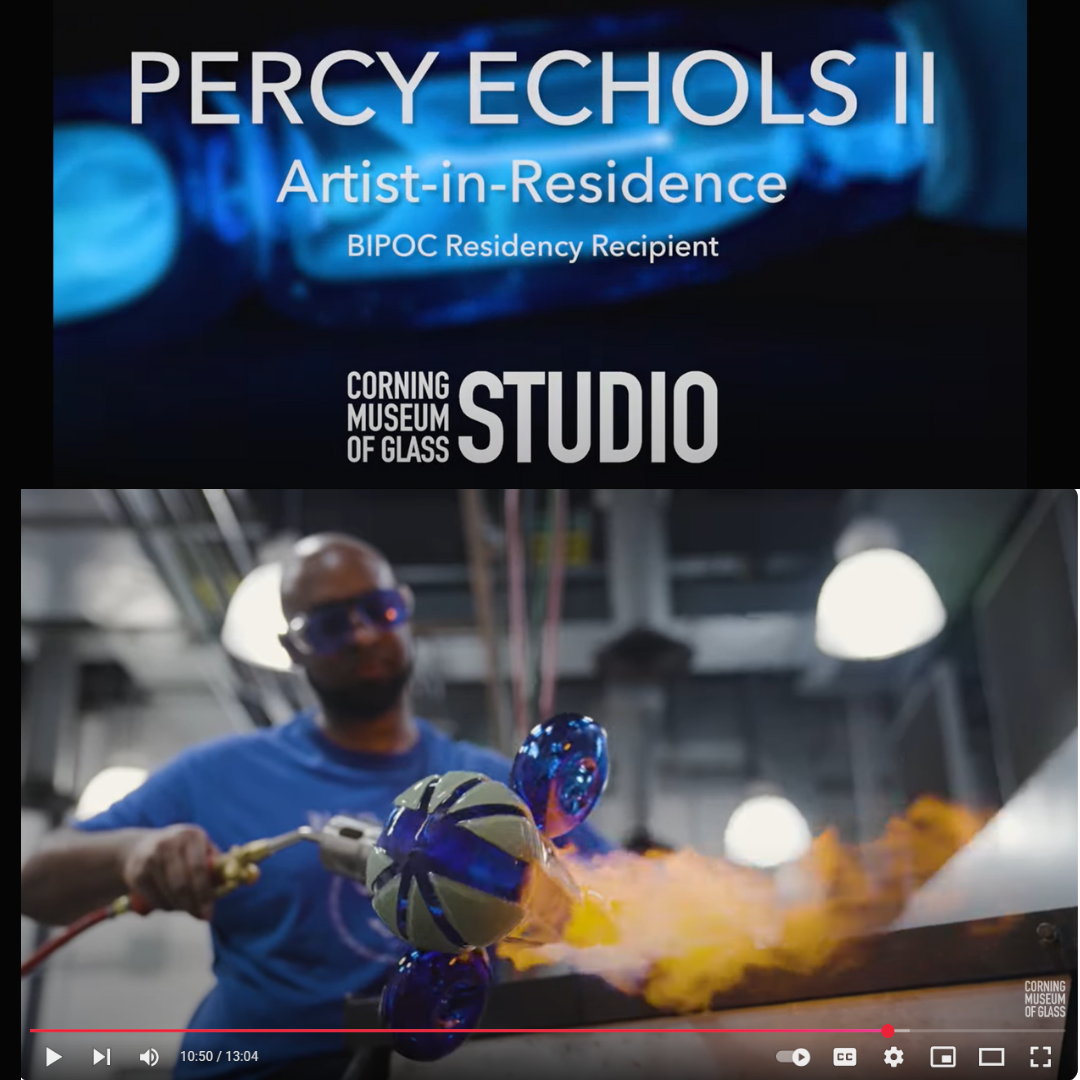 Youtube | Percy Echols II | Artist-in-Residence at the Studio at Corning Museum of Glass